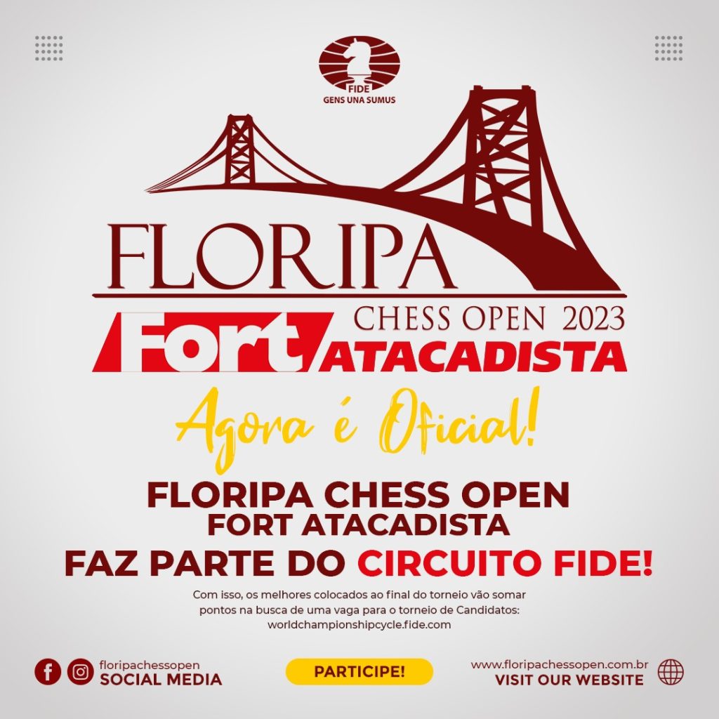 Fort Atacadista patrocina o 9º Floripa Chess Open